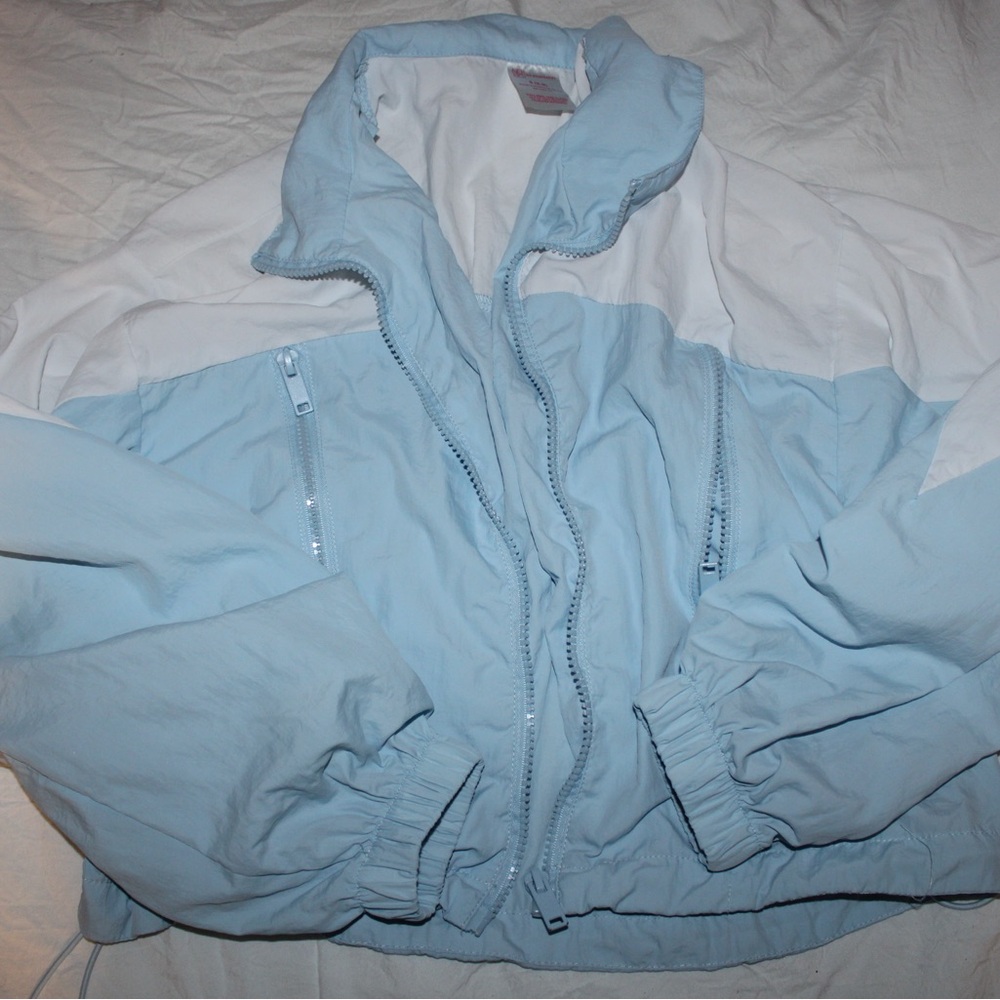 No Boundaries Sky Blue and White Jacket